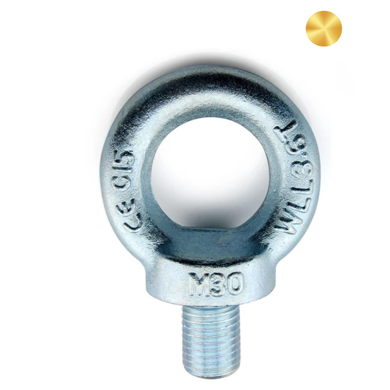 DIN580 Eye Bolt 304 Stainless Steel Marine Lifting Eye Screws Ring Loop Hole for Cable Rope Eyebolt