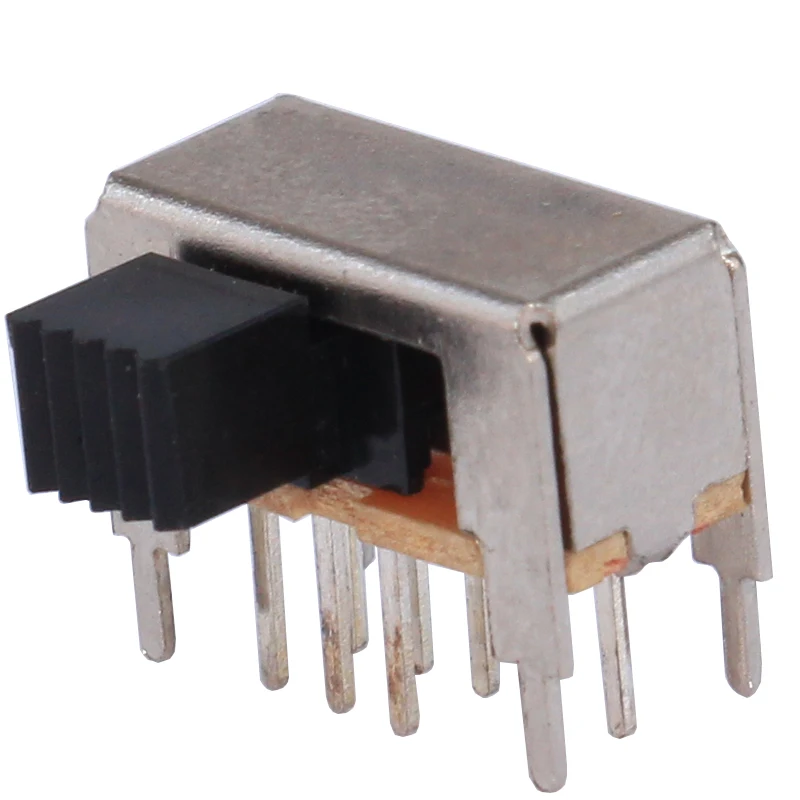 SK23D09 прочный хорошее качество, 8 комплектов в партии, шпильки 2P3T 2 Позиция 3 пледы горизонтальный ползунковый переключатель