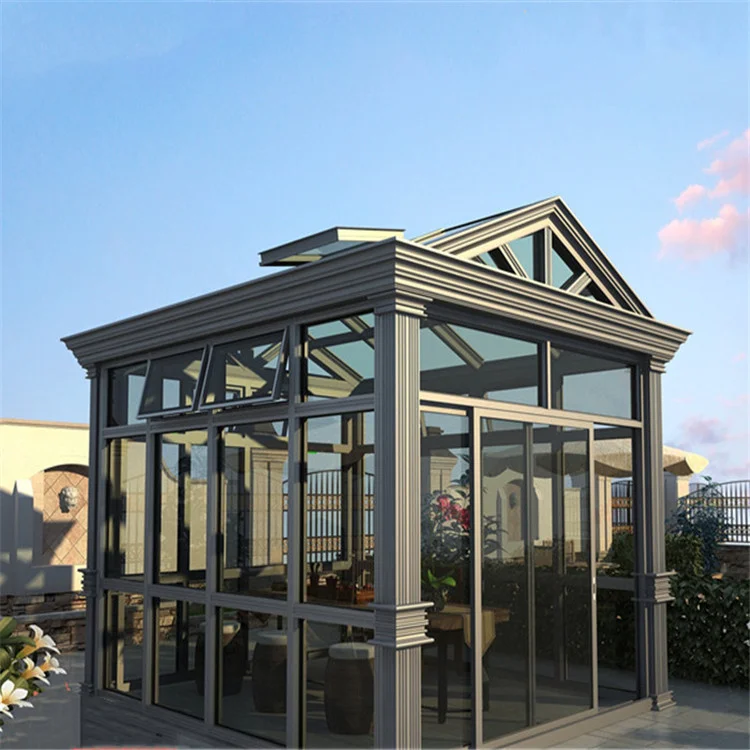 DTOP NFRC CE ROHS outdoor backyard greenhouse commercial Conservatory House Garden Outdoor For Garden House