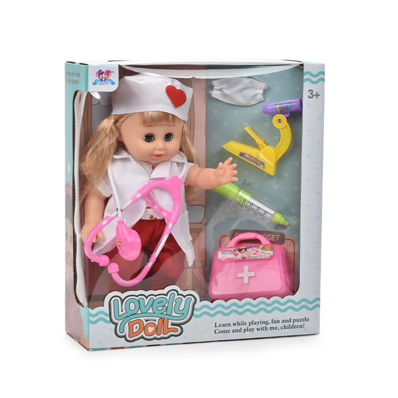 Pretend Play Set,Baby Doll Doctor Kit for Kids Includes 15 Inch Baby Doll Toy,Reborn Baby Dolls