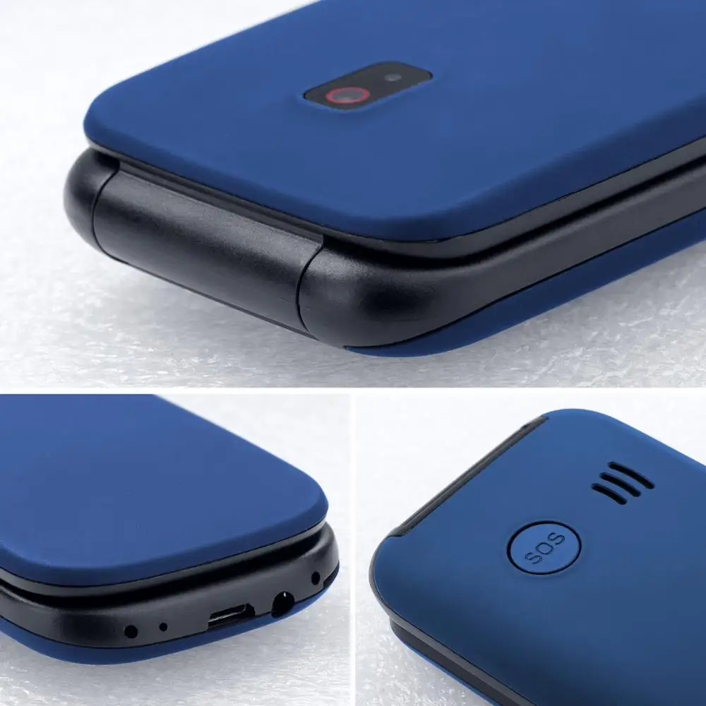 Factory oem mobile phone with big button sos calling senior flip phone