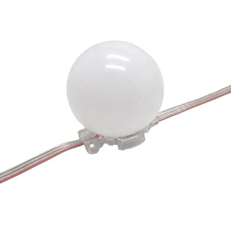 Waterproof 3000K 4000K 6000K white Yellow 12V DMX512 IC UCS 1903 RGB 30MM addressable LED Pixel bulb