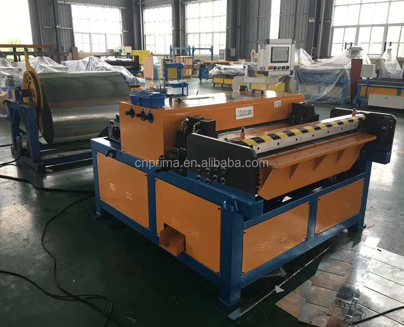 auto duct line iii havc duct making machine with bending notching beading leveling function