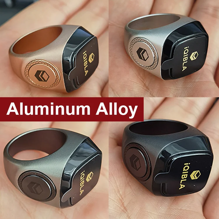 Top Sale Smart Tasbih Zikr Ring Iqibla Fashion Waterproof Digital Zikr 1 Lite Tasbih Tasbig Smart Ring For Muslims