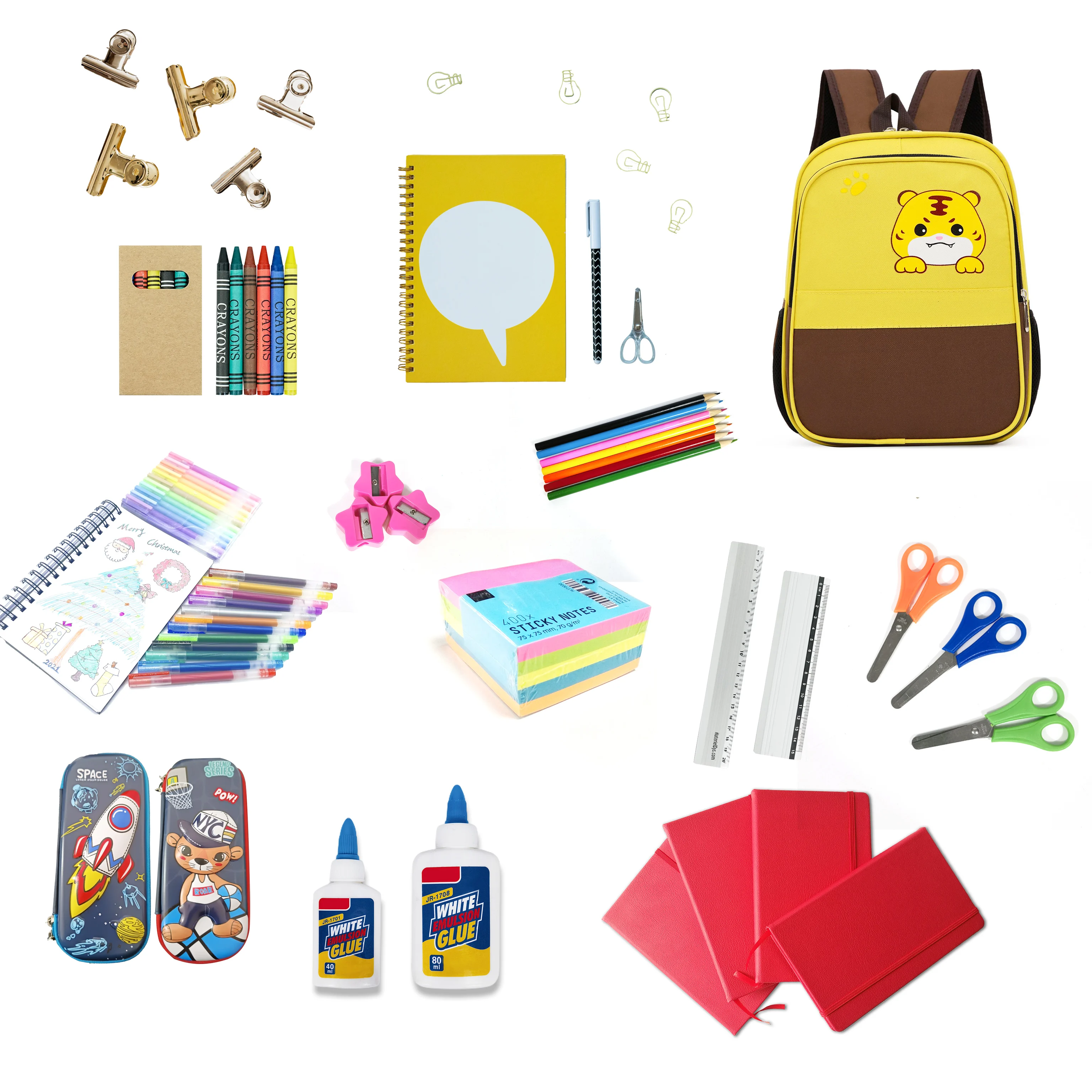 Wholesale Custom Back to School Products Kids School Supplies Kit Stationery Sets  For Students