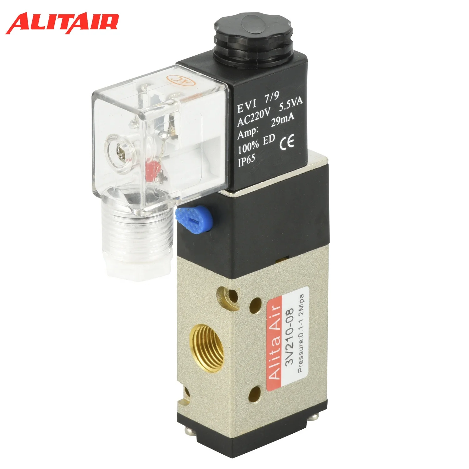 Airtac type 3/2 Way 3V210-08 Pneumatic Air Solenoid Valve