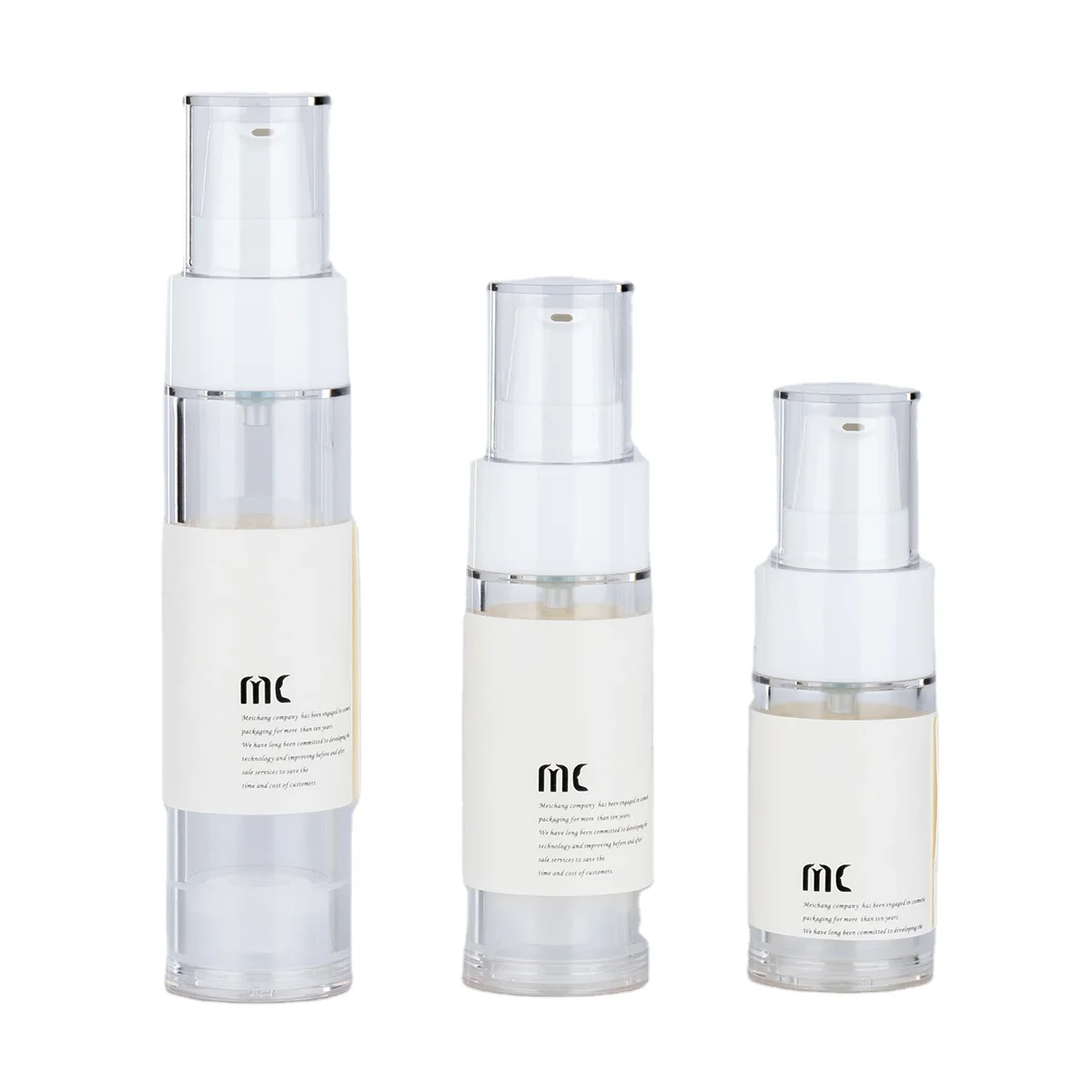
Luxury Pump New Airless Bottle Lotion Bottle sprayer bottle Personal Care CROWN Cap Provided Professional Suggestions 