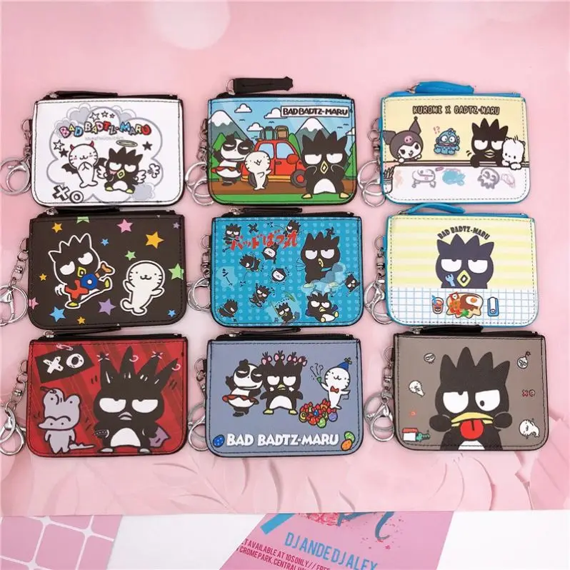 Оптовая продажа мультяшный кошелек Sanrio держатель для карт многофункциональная сумка хранения кожаный монет в виде пингвина брелок