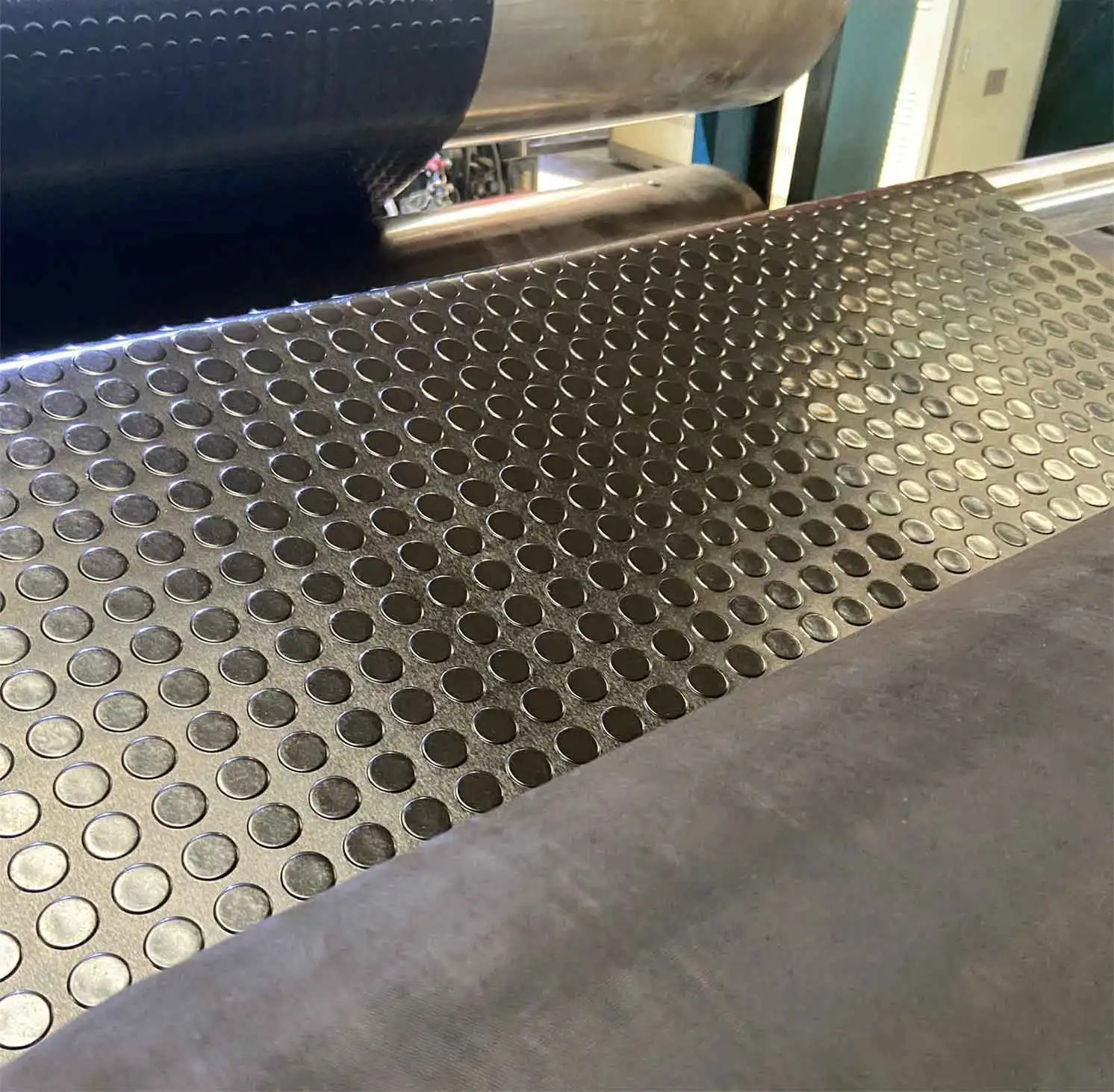 3mm-8mm rubber flooring mats coin pattern rubber floor mat anti slip rubber mat