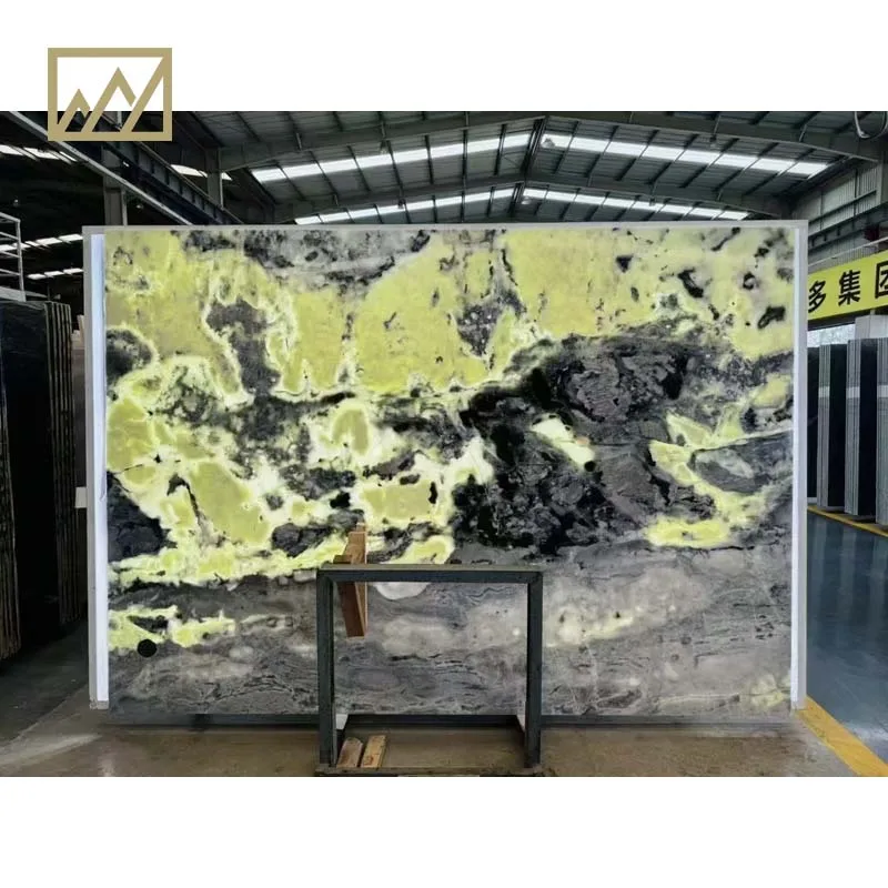 Cetina green marble slab and block can be Translucent Azure Jade Marble construction materials use for wall and floor