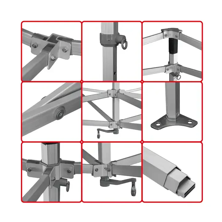 Big Foot Custom Printed Pop up Folding Gazebo Tent  Aluminium Frame Trade aluminum waterproof Exhibition tents