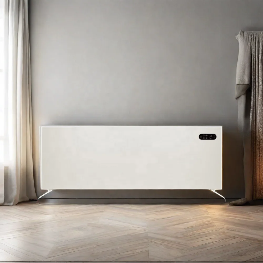 Smart Electric Convector Heater for Home Fast Silent Heating Wall-Mounted Freestanding for Living Room Bathroom Garden Use