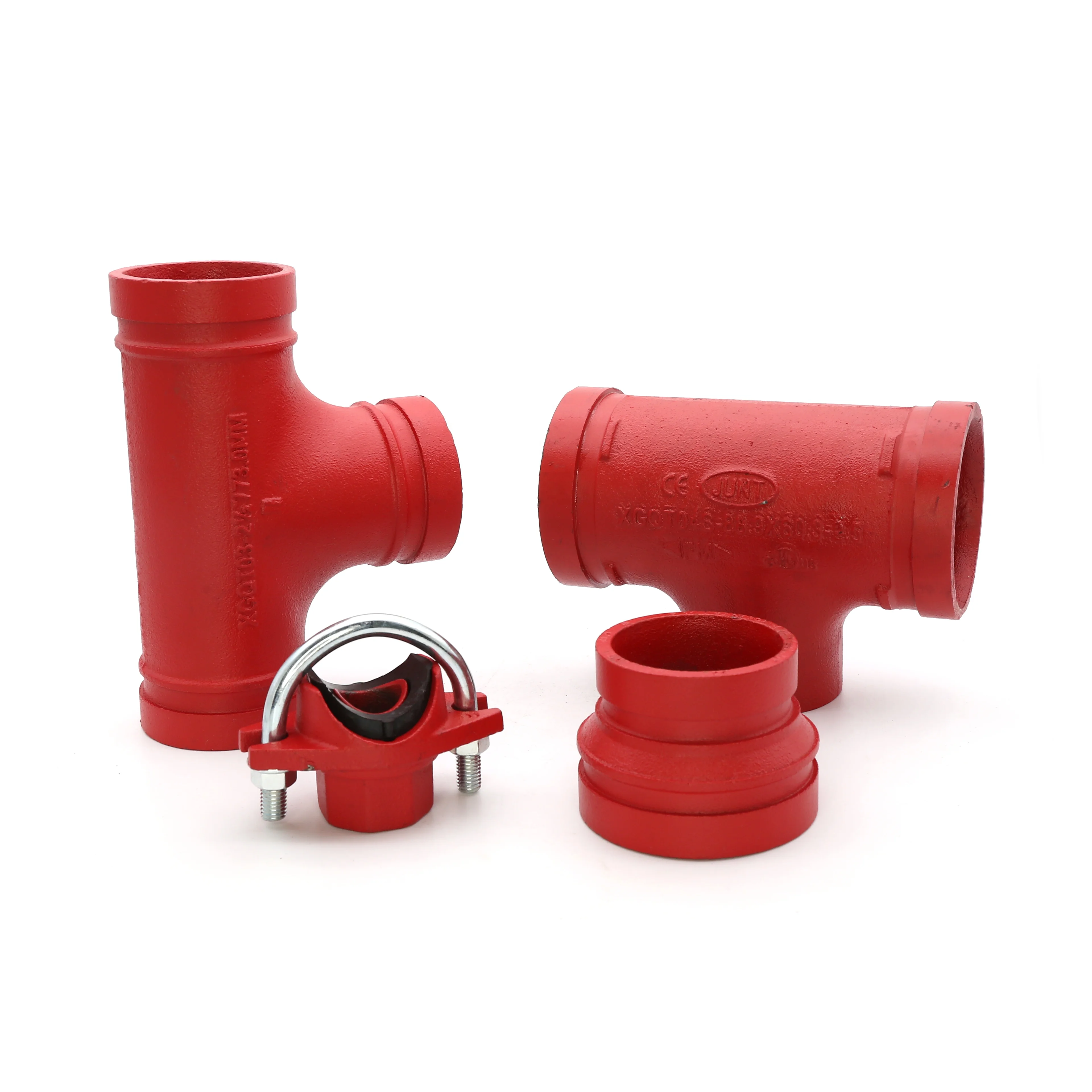 Grooved pipe fitting is a new type of steel pipe connection fitting, also called clamp connection, which has many advantages.