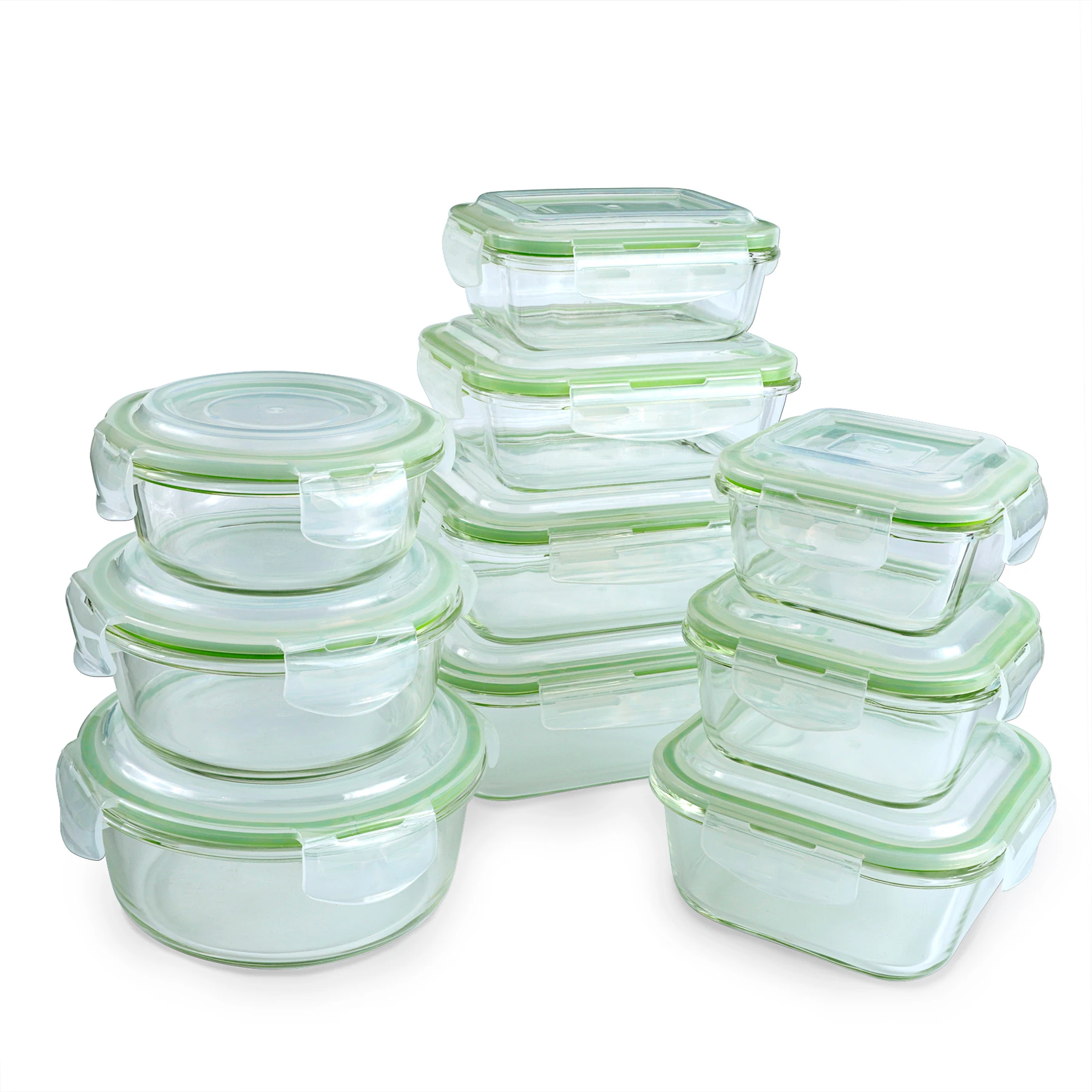 Hot selling bpa free glass meal prep containers box lunch