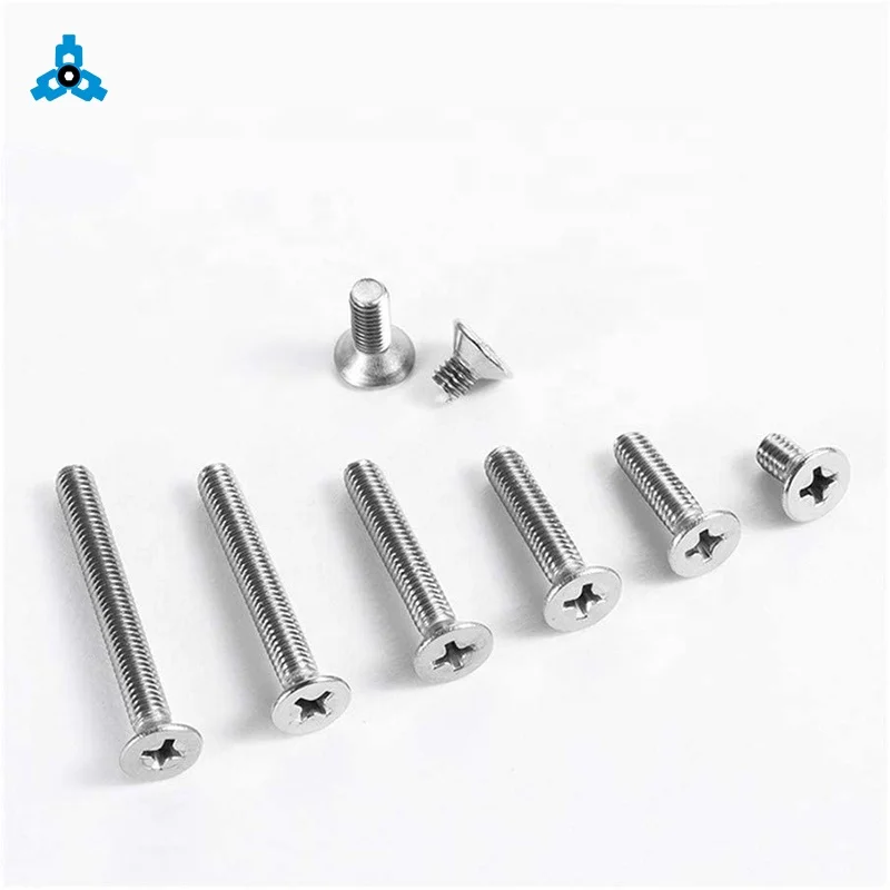 screw manufacturer Phillips Countersunk Flat Head Stainless Steel Screws OEM pan head screws