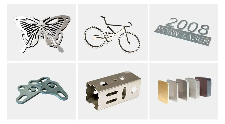 Morn china factory price fiber laser cutting machine with exchange table for metal cutting