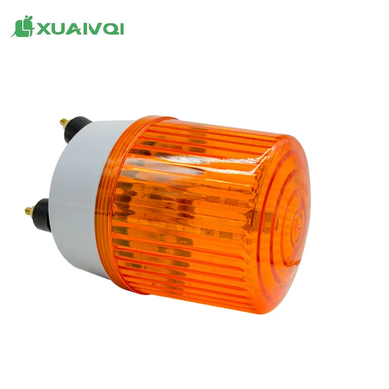 Waterproof LED Stroboscopic Warning Beacon Red Flashing Warning Light  220V