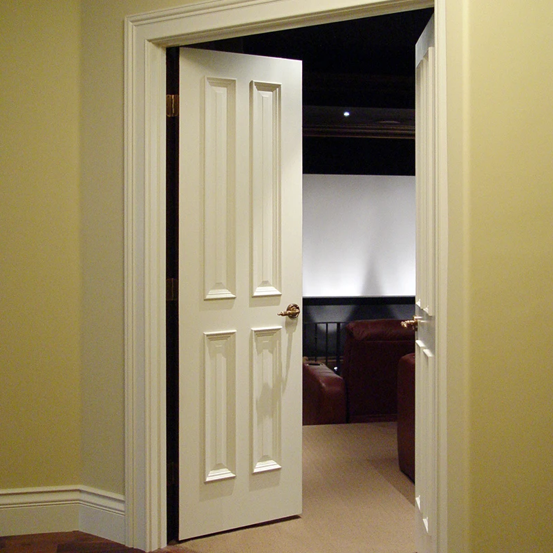 Interior Wooden Doors with Custom Carving Details