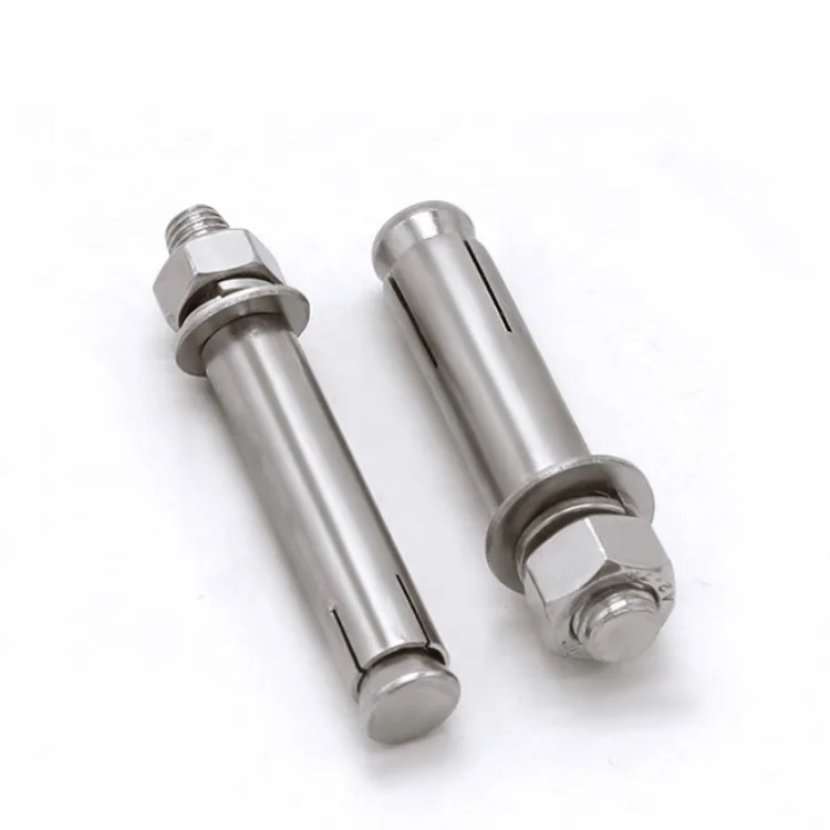 
Chinese standard 304 stainless steel expansion screw customized extended expansion anchor bolt M6*50mm 