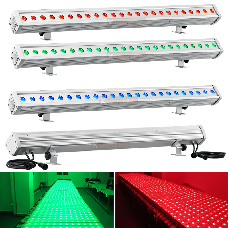 Factory Price 24 pcs*RGB 3in1 led wall washer for concert nightclub