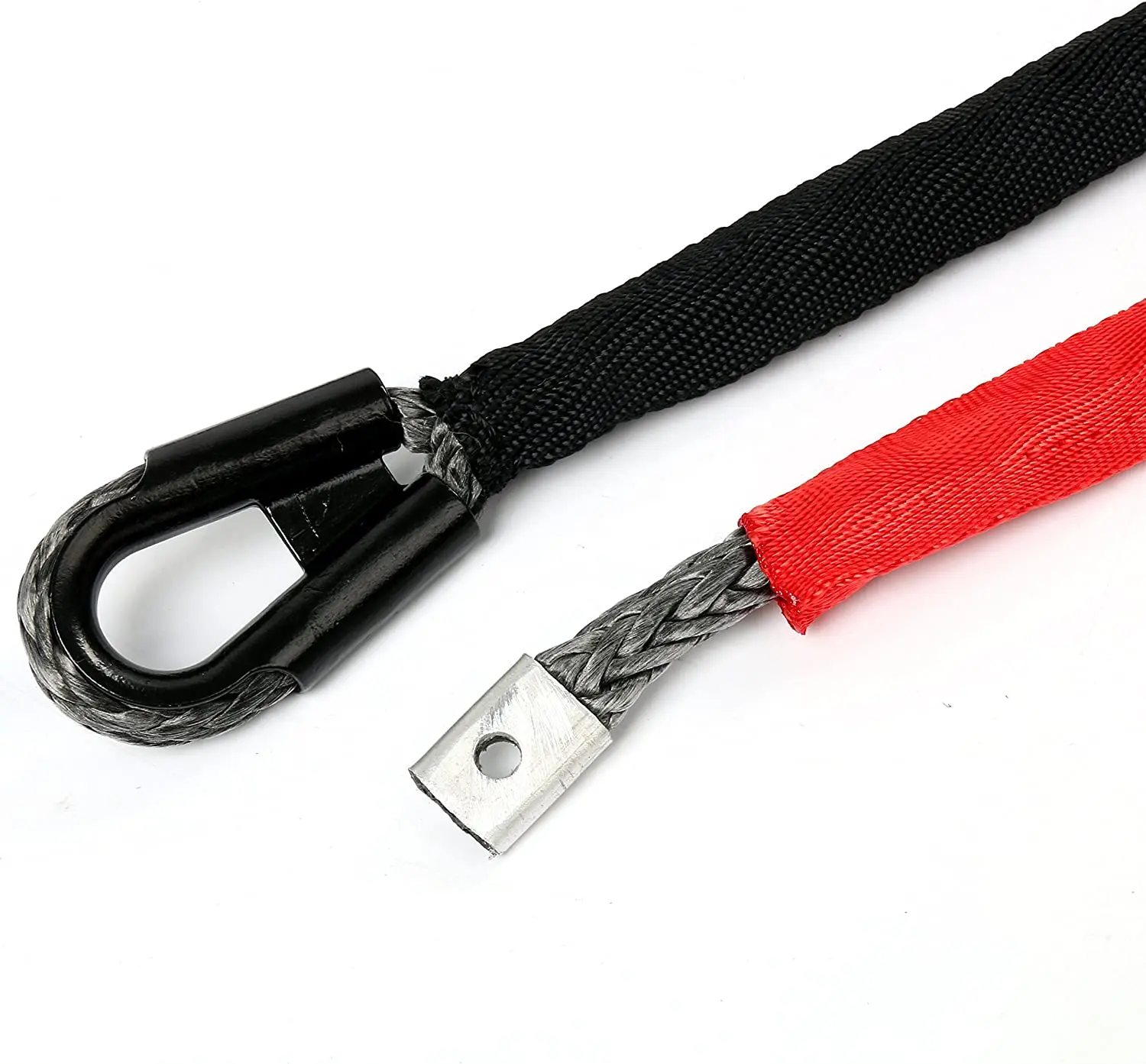 Braided UHMWPE synthetic winch rope towing rope winch line for cars Vehicle recovery,marine  tow rope