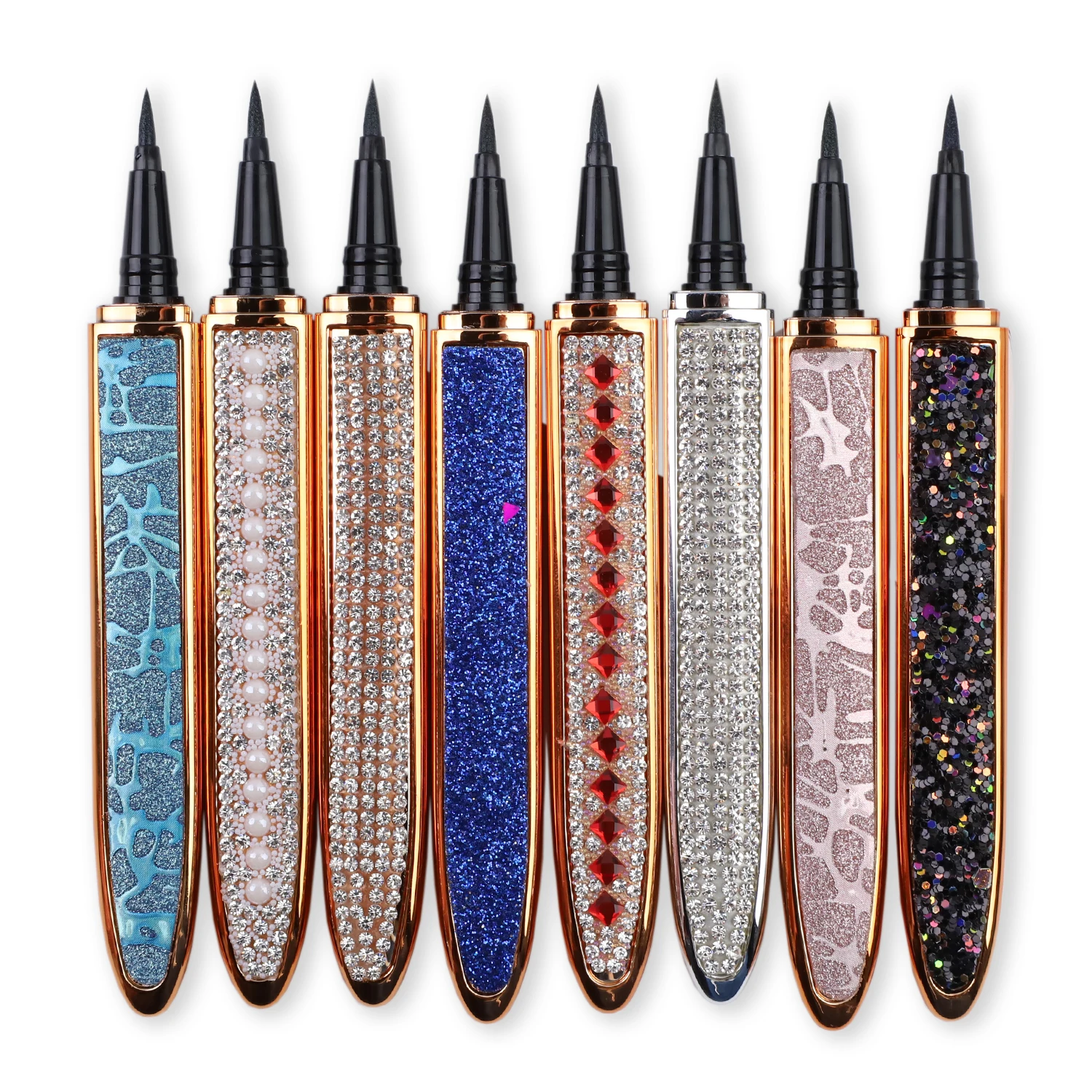Magic Eyeliner Pencil Eyeliner Glue Pen Wholesale Waterproof Diamond Magic Eyelash Glue Eyeliner Pen