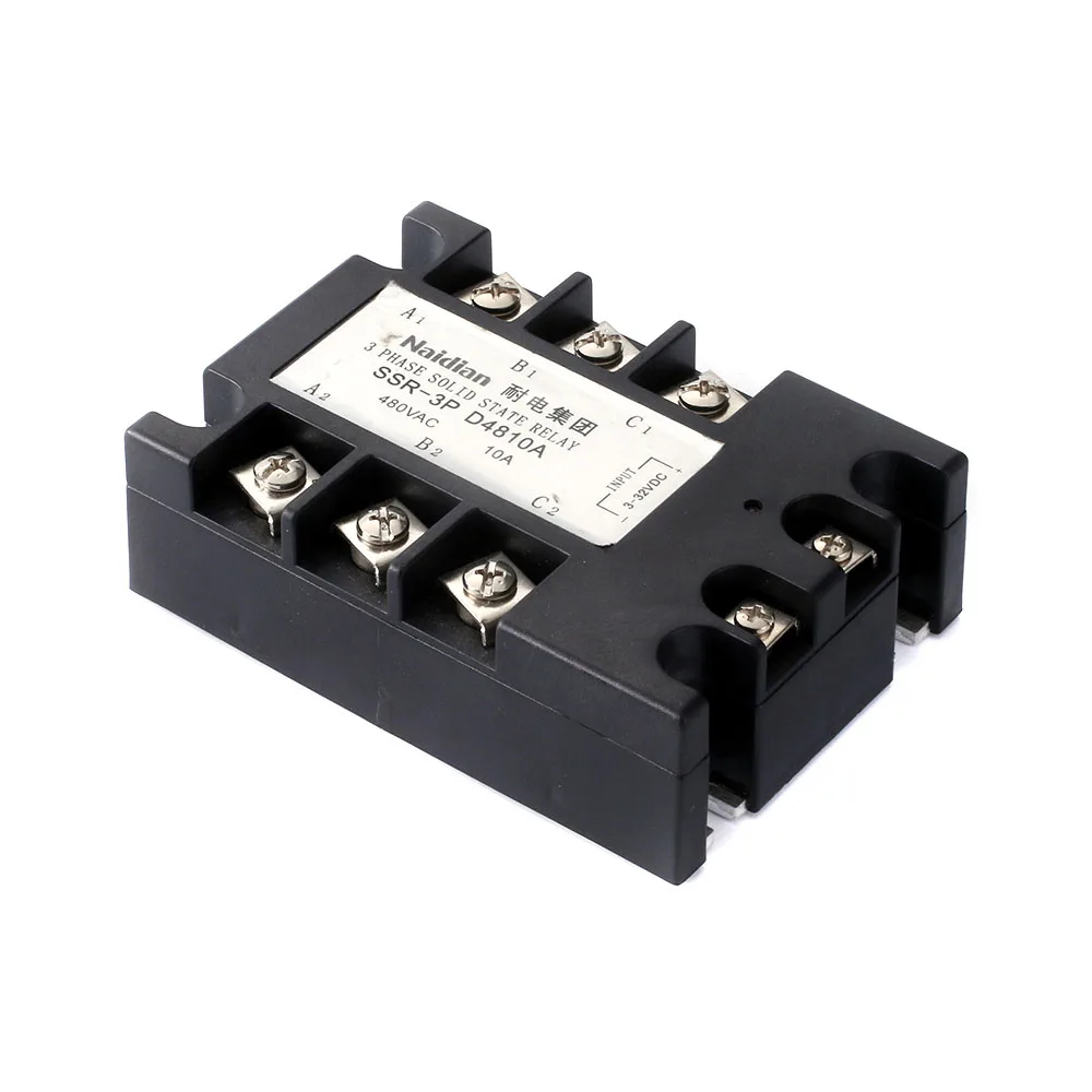 3 phase SSR 10A 25A 40A 60A 480v AC control and protect three phase solid state relay