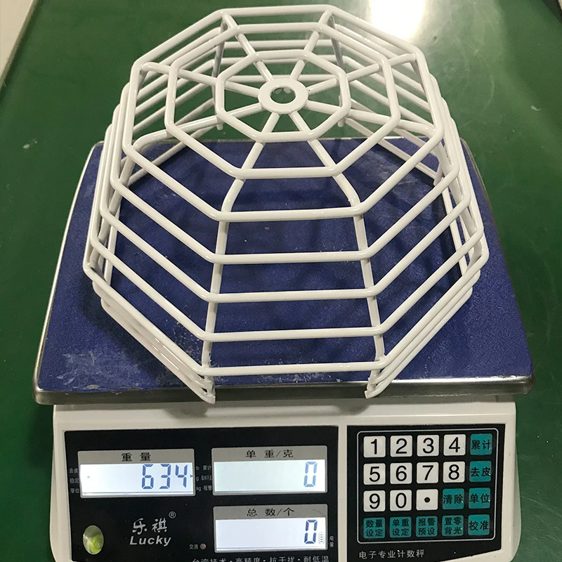 customized iron galvanized  exit sign cage lighting wire guards