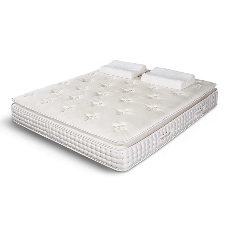 OEM ODM High Quality Hotel Italian Cotton Nature Latex Memory Foam Twin King Size Double Mattress