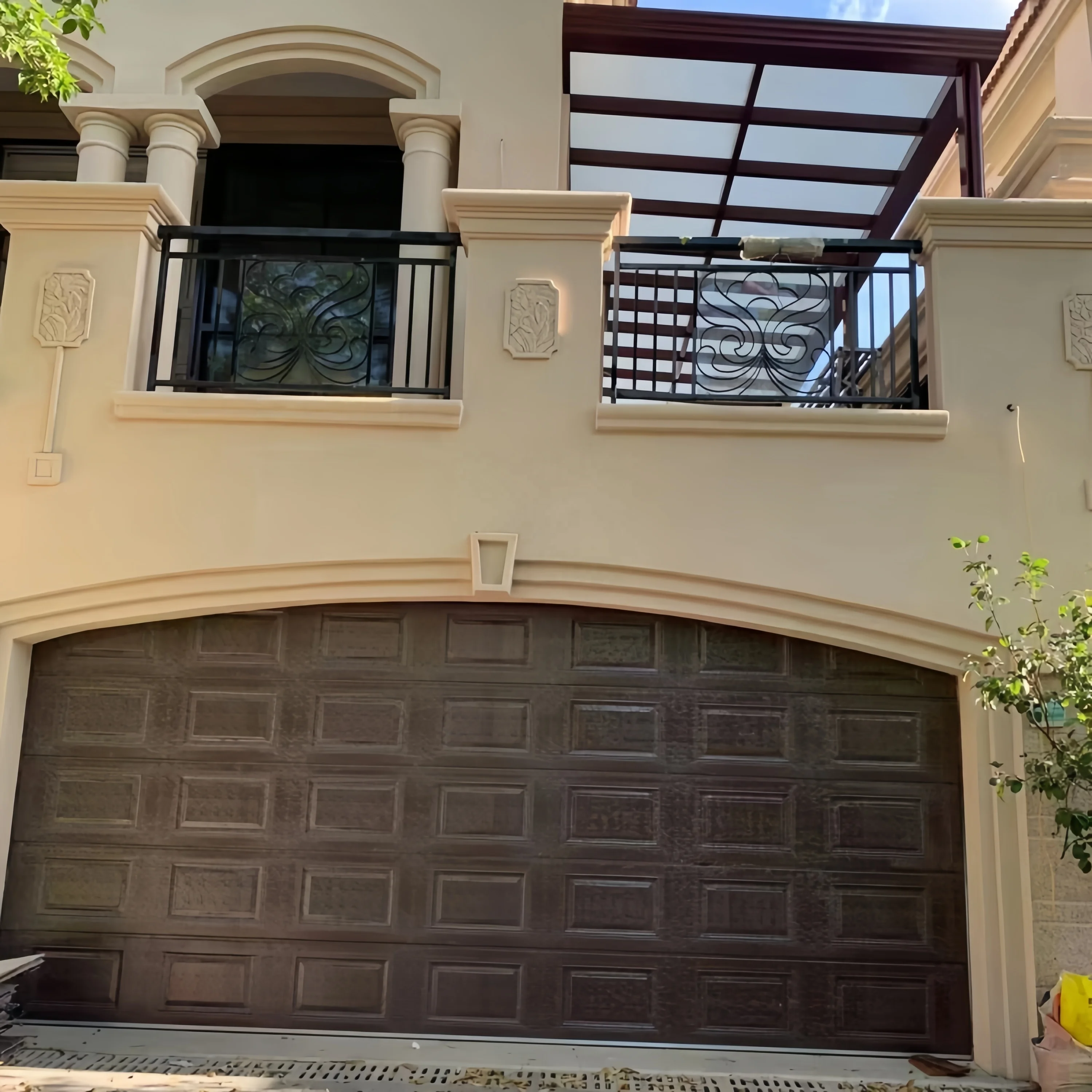 customized America standard powder coating clear Glass multi Panels automatic Garage Door roll up garage door for sale