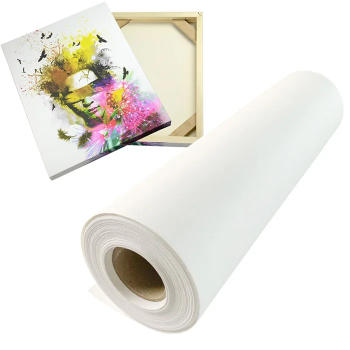 Cheap matte eco-solvent polyester inkjet custom printing canvas