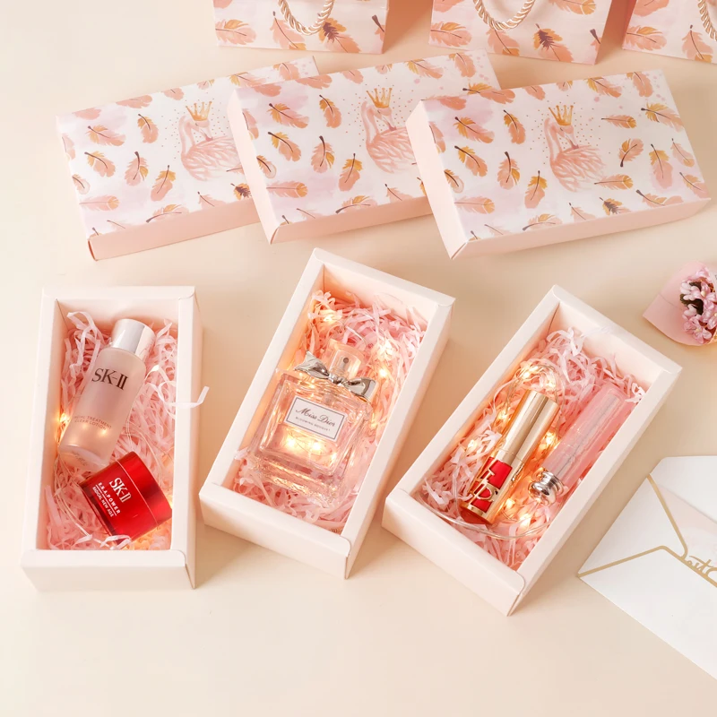 Packaging Gift Box Wedding Favors Perfume Bottle with Box Packaging Luxury Candle Box Packaging