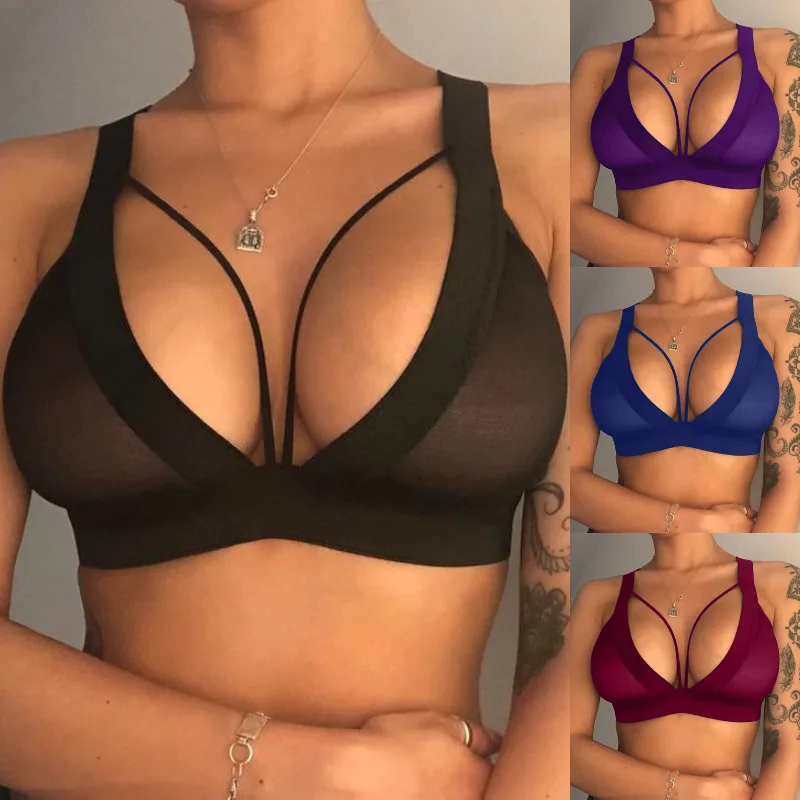 2021 high quality Ropa Interior Wholesale Lace Underwear Ladies Bra Hot Transparent Plus Size Sexy Lingerie Women