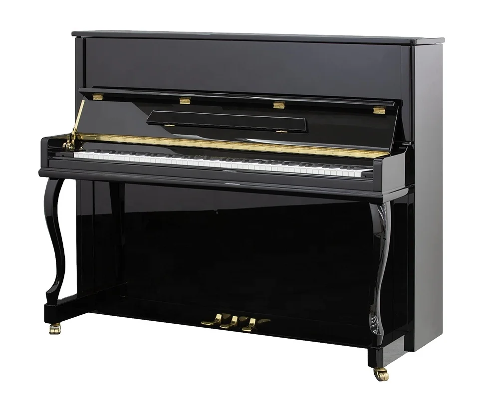 New 88 Keys Studio Piano Black Baby Vertical Piano factory Price, Ebony Polish
