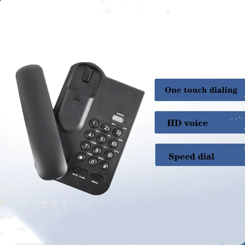 Телефон-удлинитель для гостиниц проводной телефон бизнес-офиса стационарный с HD-вызовом