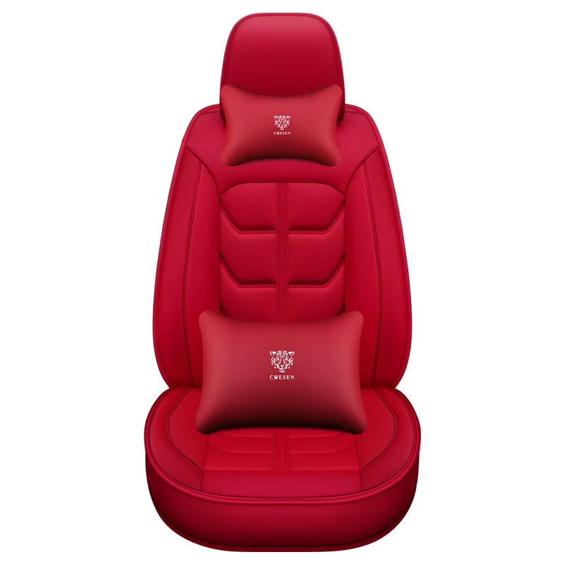 full set surround waterproof car interior accessories 2022 universal size leather car seat cover 3d for bmw audi toyota corolla