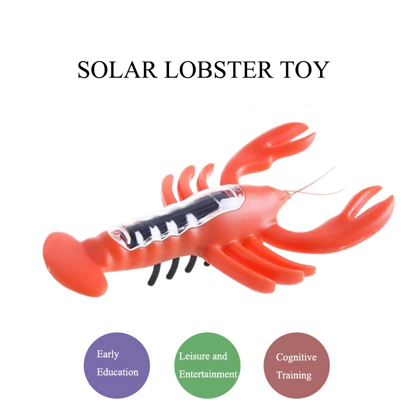 Tiktok Hot Selling Solar Powered Lobster Solar Energy Educational Toys Educational Toys For Kids