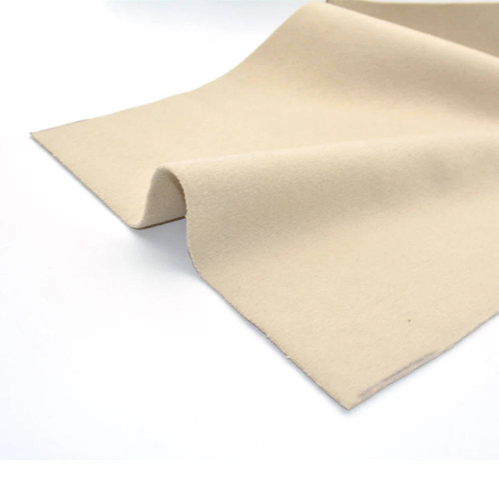 Support customization wool 90% fabric Cashmere fabric with smooth wool on both sides double sided fabric double fabrlcs