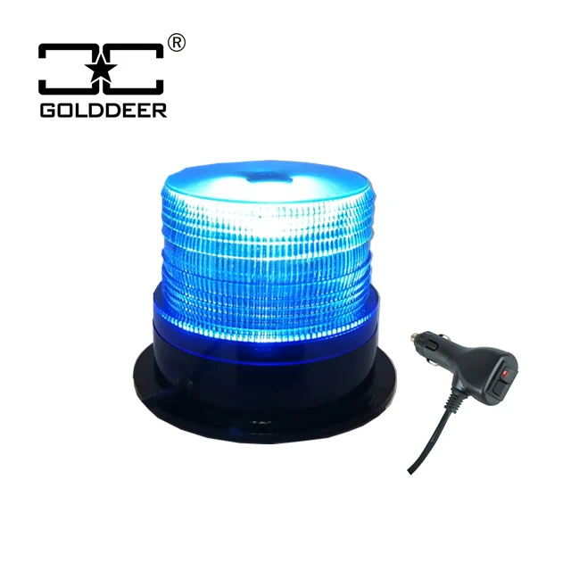 9~30V Warning Strobe beacon led flasher ems led lights emergency blue lights cheap with Cigar Plug