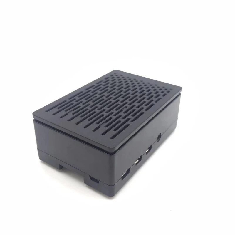 Корпус хорошего качества для Raspberry Pi 4B + может быть установлен с радиатором вентилятора и сенсорным экраном