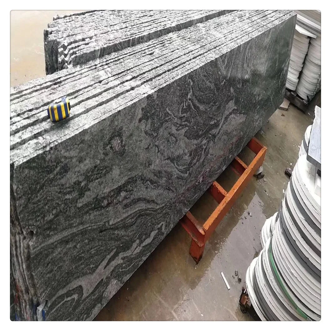 Petrified Wood Granite Kuppam Green Slabs for Kitchen Countertops