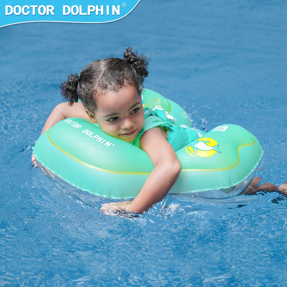 Doctor Dolphin Factory Wholesale New Inflatable Pool Swim Ring Baby Float Swim Trainer