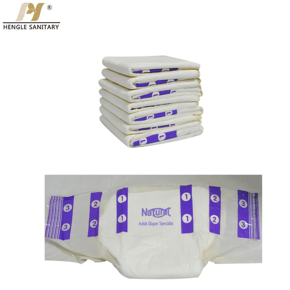 Direct Sale High Quality  Hygienic Pampering Adult Diaper OEM Ultra Thick Disposable Adult Diapers For Elderly and patients