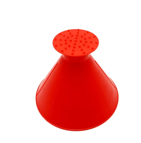 Инструмент для удаления снега на лобовом стекле, инструмент для удаления конической глазури, скребок для льда на автомобильном зеркале заднего вида, большой антизамерзатор с колокольчиком