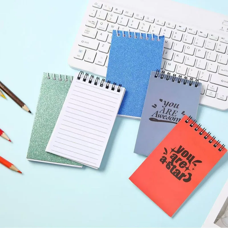 Portable Mini ring notebook Personal Logo coil notebooks Spiral Notebook for school Bookkeeping journal