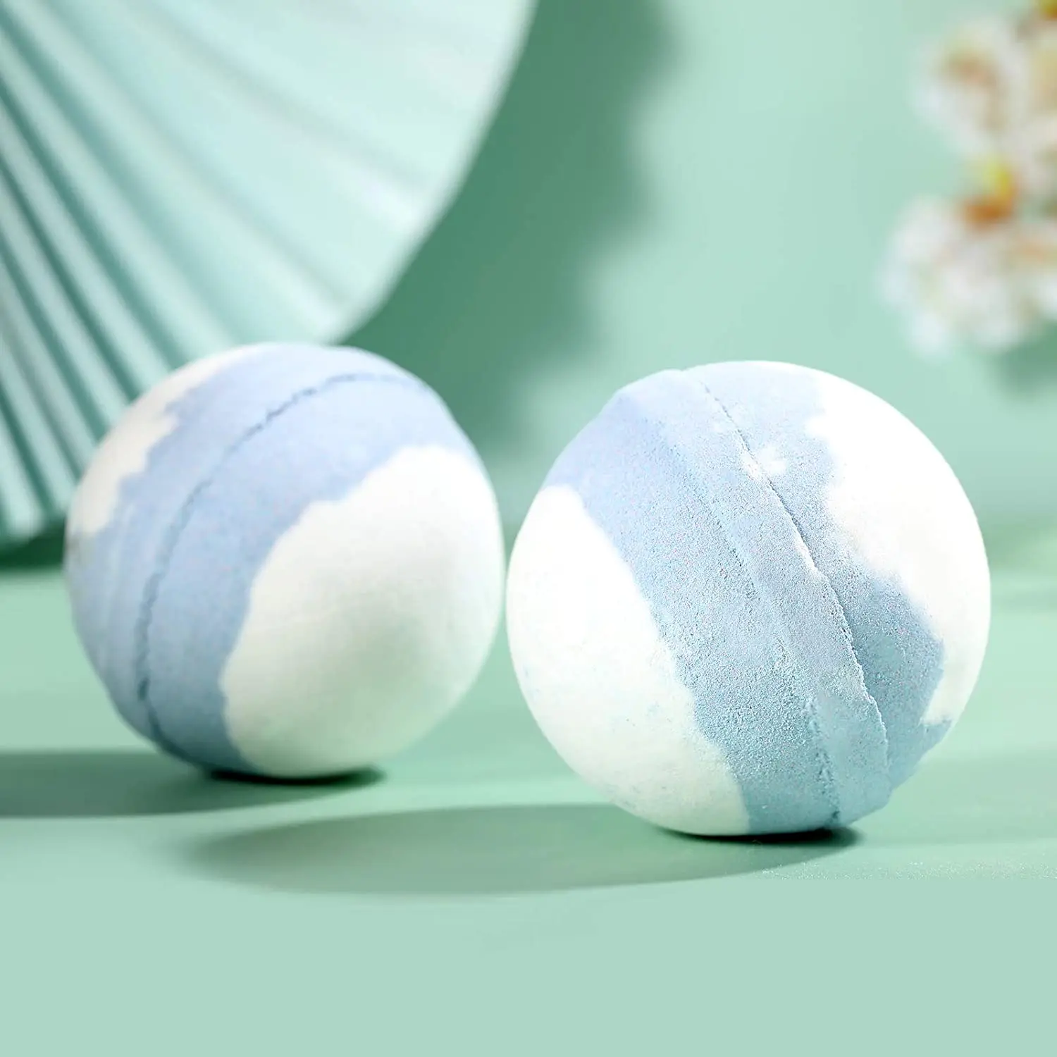 White Jasmine Spa Gift Basket for Women, 15pcs and Body Set with Shower Cap, Essential Oil, Salt, Bubble Bath