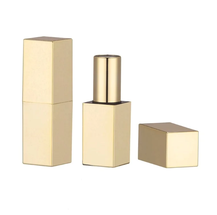 Wholesale Luxury Magnetic Empty lipstick packaging tube Gold Color Do Your Own Brand Lipstick Container Package