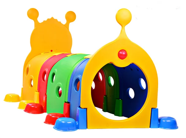 kids indoor playground equipment caterpillars crawling tunnel Elf tunnel kids outdoor play tunnel