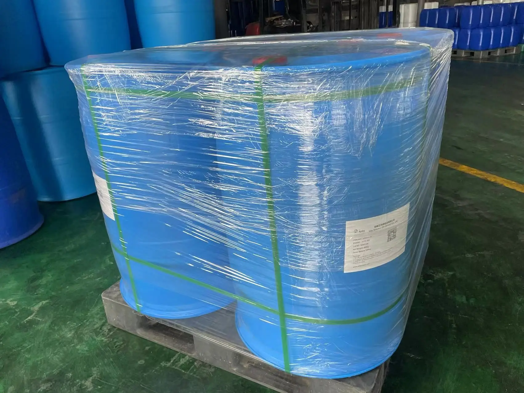 The cross-linked silicone rubber form of vinyl silicone fluid is used in electronic packaging materials-G