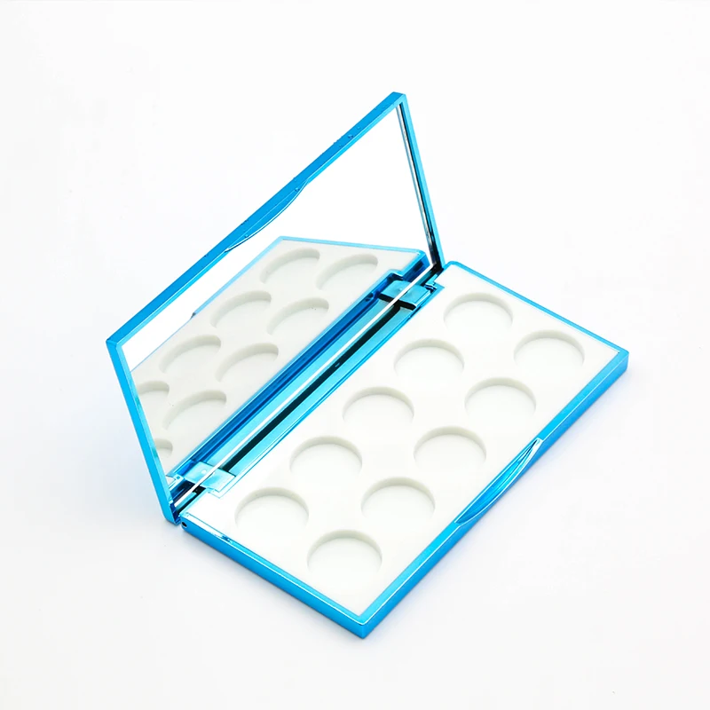 Custom Logo 10 Colors Rectangle Eyeshadow Pallette Empty Cosmetic Packaging Eyeshadow Pallette